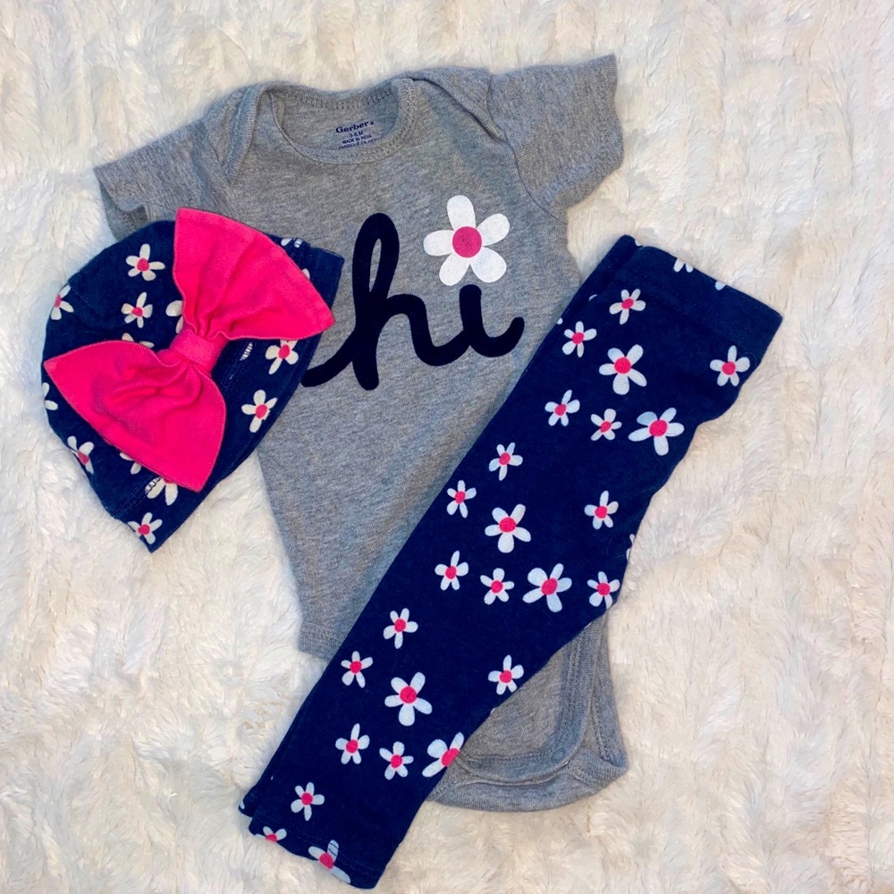 Bright colorful 3 piece set